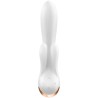 SATISFYER DOUBLE FLEX VIBRADOR APP - BLANCO