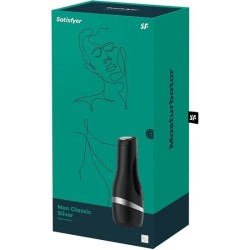 SATISFYER - MASTURBADOR MEN CLASSIC NEGRO