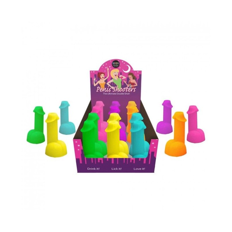 KHEPER GAMES - NEON CHUPITOS FORMA PENE 1 UNIDAD (COLOR ALEATORIO)