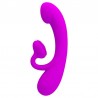 PRETTY LOVE - SINCERE VIBRADOR Y SUCCIONADOR DE CLITORIS SILICONA MORADO