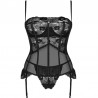 OBSESSIVE - SERENA LOVE CORSET  TANGA XL/XXL