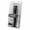 GET REAL - DILDO 25,5 CM CON TESTICULOS NEGRO