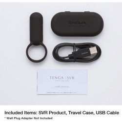 TENGA - SVR SMART ANILLO VIBRADOR NEGRO