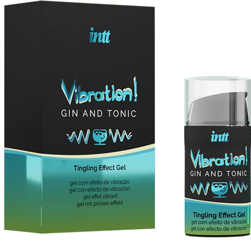 INTT - POTENTE ESTIMULANTE ÍNTIMO GEL VIBRADOR LIQUIDO GIN  TONIC 15ML