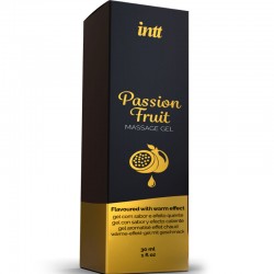 INTT MASSAGE  ORAL SEX - GEL DE MASAJE SABOR A FRUTA DE LA PASIÓN EFECTO CALOR