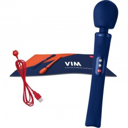 FUN FACTORY - VIM WAND RUMBLE VIBRADOR RECARGABLE SILICONA NARANJA