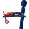 FUN FACTORY - VIM WAND RUMBLE VIBRADOR RECARGABLE SILICONA NARANJA