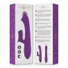 INTENSE - IGGY VIBRADOR MULTIFUNCIÓN RECARGABLE UP  DOWN CON ESTIMULADOR DE CLITORIS MORADO