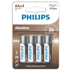 PHILIPS - ALKALINE PILA AA...