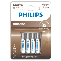 PHILIPS - ALKALINE PILA AAA...