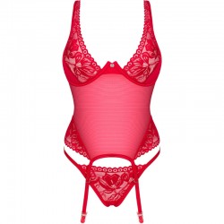 OBSESSIVE - LACELOVE CORSET ROJO M/L