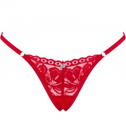 OBSESSIVE - LACELOVE TANGA ROJO XL/XXL