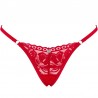 OBSESSIVE - LACELOVE TANGA ROJO XL/XXL