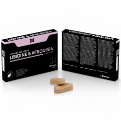 BLACK BULL - LIBIDINE  AFRODISIA PLACER INTENSO PARA MUJER 10 CÁPSULAS