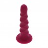 GET REAL - RIBBED DONG 12 CM ROJO