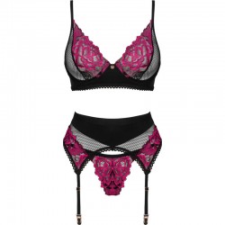 OBSESSIVE - ROSENTY SET TRES PIEZAS XS/S