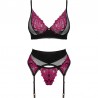 OBSESSIVE - ROSENTY SET TRES PIEZAS XS/S