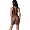 PASSION - BS097 BODYSTOCKING NEGRO TALLA UNICA