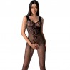 PASSION - BS098 BODYSTOCKING NEGRO TALLA UNICA