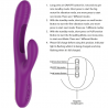 INTENSE - APOLO VIBRADOR MULTIFUNCIÓN RECARGABLE 7 VIBRACIONES CON LENGUA OSCILANTE MORADO