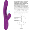 INTENSE - ATENEO VIBRADOR MULTIFUNCIÓN RECARGABLE 7 VIBRACIONES CON LENGUA OSCILANTE Y SUCCIONADOR MORADO