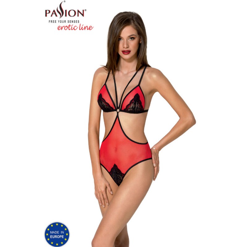 PASSION - PEONIA BODY EROTIC LINE ROJO L/XL