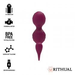 RITUAL NISHA BOLAS KEGEL RECARGABLES VIBRADORAS NEGRO