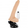 BASECOCK - VIBRADOR REALISTICO CONTROL REMOTO NEGRO 19 CM -O- 4 CM