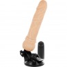 BASECOCK - VIBRADOR REALISTICO CONTROL REMOTO NEGRO 19.5 CM -O- 4 CM