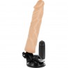 BASECOCK - VIBRADOR REALISTICO CONTROL REMOTO NEGRO 21 CM -O- 4 CM