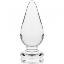 NEBULA SERIES BY IBIZA - MODELO 4 PLUG CRISTAL BOROSILICATO TRANSPARENTE 11 CM -O- 5 CM