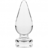 NEBULA SERIES BY IBIZA - MODELO 4 PLUG CRISTAL BOROSILICATO TRANSPARENTE 11 CM -O- 5 CM