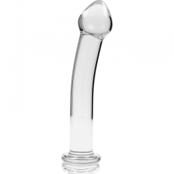 NEBULA SERIES BY IBIZA - MODELO 11 DILDO CRISTAL BOROSILICATO ROSA 16 CM -O- 3 CM