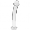 NEBULA SERIES BY IBIZA - MODELO 11 DILDO CRISTAL BOROSILICATO ROSA 16 CM -O- 3 CM