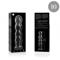 NEBULA SERIES BY IBIZA - MODELO 10 DILDO CRISTAL BOROSILICATO ROSA 16.5 CM -O- 3.5 CM