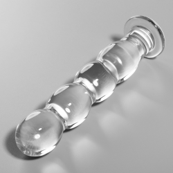 NEBULA SERIES BY IBIZA - MODELO 10 DILDO CRISTAL BOROSILICATO ROSA 16.5 CM -O- 3.5 CM