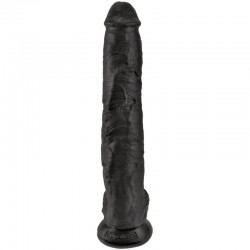 KING COCK - PENE REALISTICO CON TESTICULOS 30.5 CM NEGRO