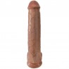 KING COCK - PENE REALISTICO CON TESTICULOS 34.2 CM CARAMELO