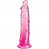 KING COCK - CLEAR PENE REALISTICO 19.7 CM ROSA