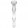 NEBULA SERIES BY IBIZA - MODELO 13 DILDO CRISTAL BOROSILICATO ROSA 18 CM -O- 3.5 CM