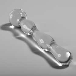 NEBULA SERIES BY IBIZA - MODELO 13 DILDO CRISTAL BOROSILICATO ROSA 18 CM -O- 3.5 CM