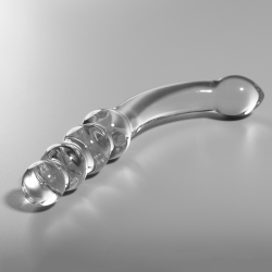 NEBULA SERIES BY IBIZA - MODELO 14 DILDO CRISTAL BOROSILICATO ROSA 18.5 CM -O- 3 CM