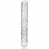 NEBULA SERIES BY IBIZA - MODELO 15 DILDO CRISTAL BOROSILICATO ROSA 18.5 CM -O- 3 CM