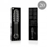 NEBULA SERIES BY IBIZA - MODELO 20 DILDO CRISTAL BOROSILICATO ROSA 20.5 CM -O- 3 CM