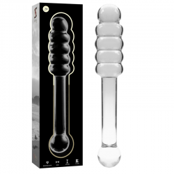 NEBULA SERIES BY IBIZA - MODELO 20 DILDO CRISTAL BOROSILICATO ROSA 20.5 CM -O- 3 CM