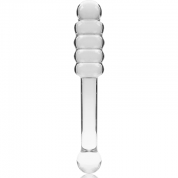 NEBULA SERIES BY IBIZA - MODELO 20 DILDO CRISTAL BOROSILICATO ROSA 20.5 CM -O- 3 CM