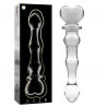 NEBULA SERIES BY IBIZA - MODELO 21 DILDO CRISTAL BOROSILICATO ROSA 20.5 CM -O- 3.5 CM