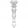 NEBULA SERIES BY IBIZA - MODELO 21 DILDO CRISTAL BOROSILICATO ROSA 20.5 CM -O- 3.5 CM