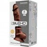 SILEXD - MODELO 1 PENE REALISTICO SILICONA PREMIUM SILEXPAN MARRON 23 CM