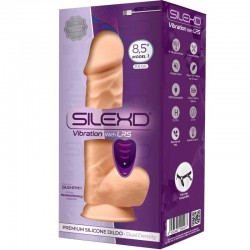 SILEXD - MODELO 1 PENE REALISTICO VIBRADOR SILICONA PREMIUM SILEXPAN CONTROL REMOTO 21.8 CM